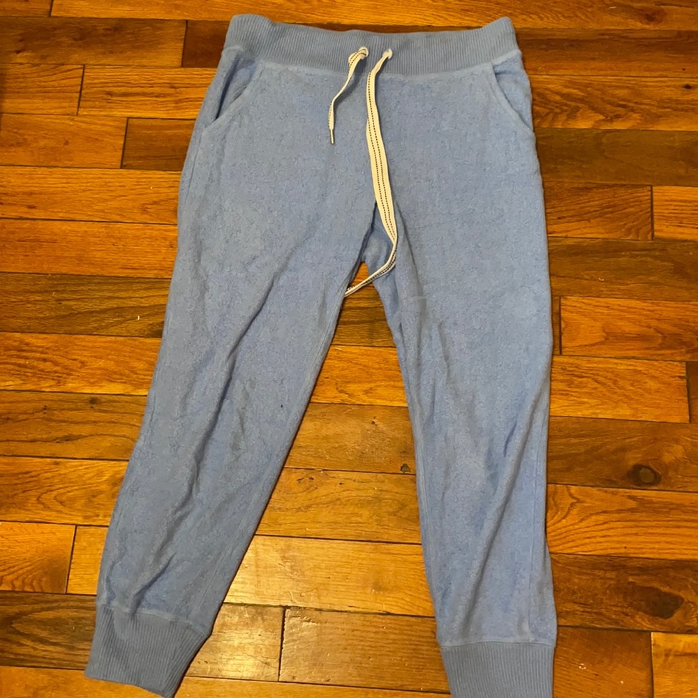 Blue sweat pants